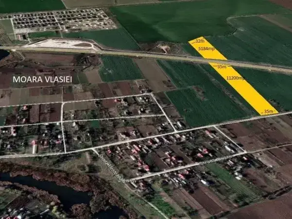 Oportunitate teren intravilan Moara Vlăsiei, Ilfov - 11.200 mp lângă Autostrada A3 - imaginea 4